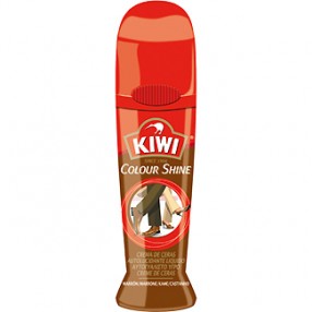 KIWI limpia calzado marron con aplicador bote 50 ml